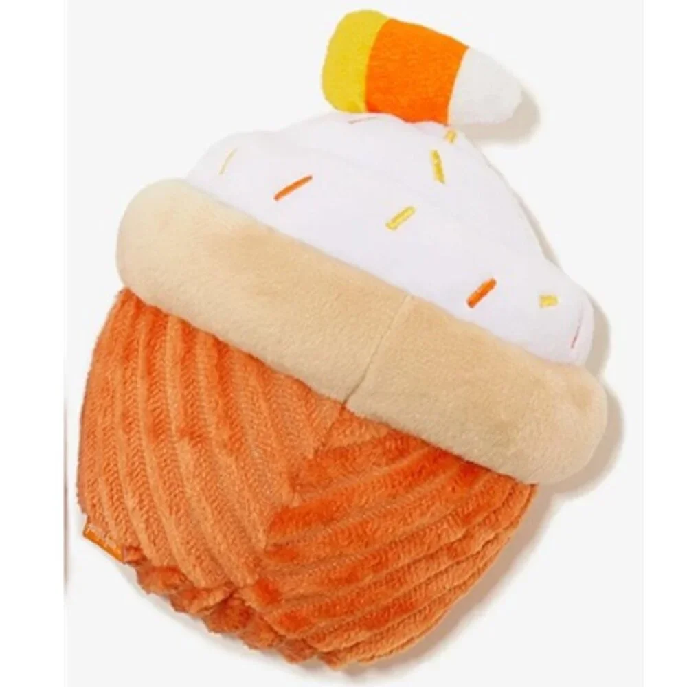 Fall Cupcake & Candy‎ Corn Large Plush Dog Toy (BRAND-NEW & SUPER CUTE!)